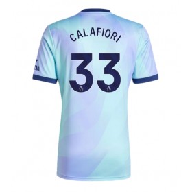 Arsenal Riccardo Calafiori #33 Tredje skjorte 2024-25 Kortermet